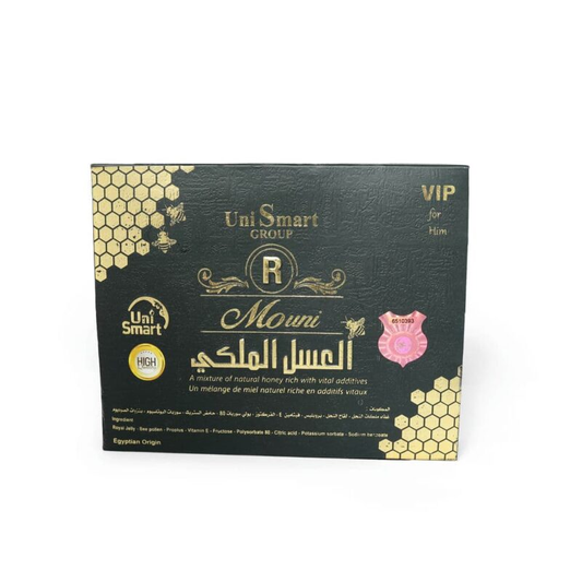 العسل الملكي Mouni VIP for Him – UniSmart Group premium honey box